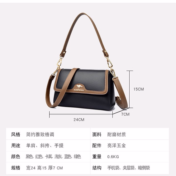 Túi Xách Nữ Đeo Vai Cao Cấp Phong Cách Hiện Đại Âu Mỹ Tvnn462 - Janev - Ảnh 15