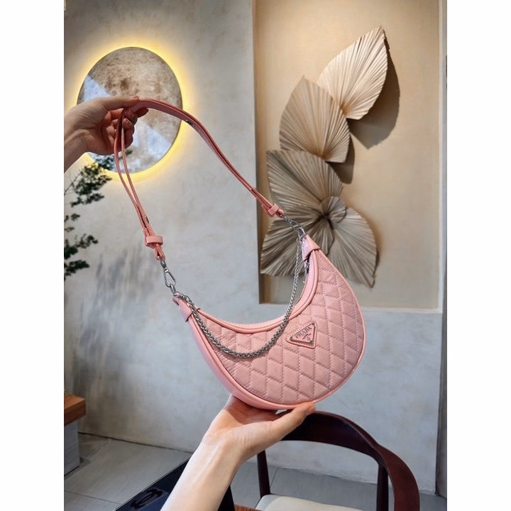 Túi Đeo Vai Dáng Bầu Thuyền Trần Trám, Hàng 2 Dây Dáng Siêu Xinh Chất Dày Dặn Wh574 - Winnie House - Ảnh 4