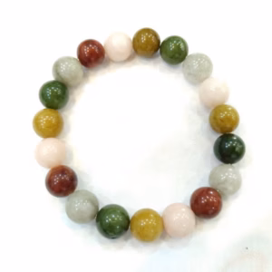 [Chiếc] Vòng Tay Đá 7 Màu Hạt 10 &14 Li - Ttvtd7M