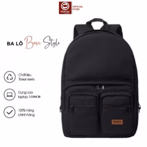 Balo Nam Nữ Double Backpack Vải Chống Thấm Nước Thời Trang Cao Cấp Hr346- Haras