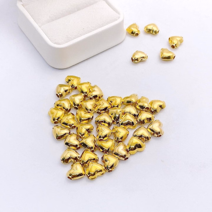 Mặt Dây Chuyền Hình Trái Tim Vàng Tây 10 Kara - Thắng Giang - Ảnh 2