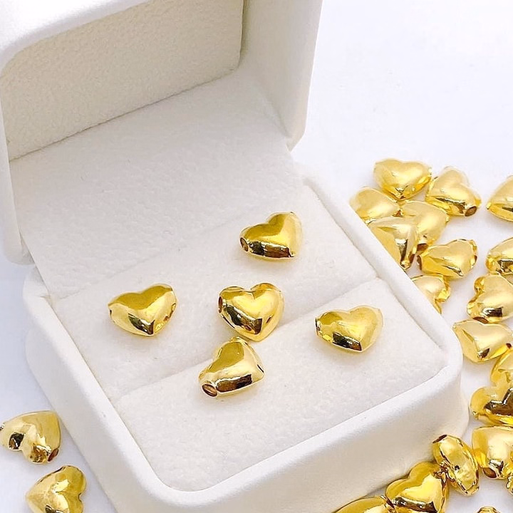 Mặt Dây Chuyền Hình Trái Tim Vàng Tây 10 Kara - Thắng Giang - Ảnh 3