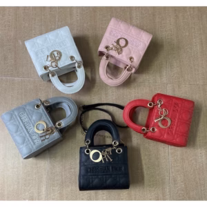 Túi Xách Cầm Tay Bằng Da Mini Thêu Logo, Thời Trang Hàn Quốc Wh592 - Winnie House