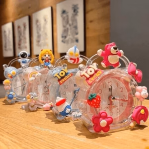 Đồng Hồ Báo Thức Hình Thú Trong Suốt - Su