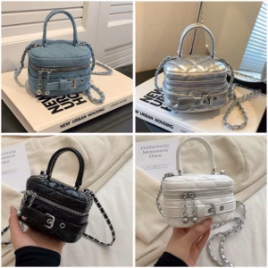 Túi Cốp Mini Cầm Tay, Đeo Chéo Phong Cách Hàn Quốc Siêu Xinh Dễ Phối Đồ Pp594 - Pipi Store