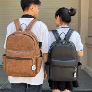 Balo Da Nam Nữ Thời Trang Cao Cấp Chống Nước, Gọn Nhẹ Wh606, A211 - Winnie House