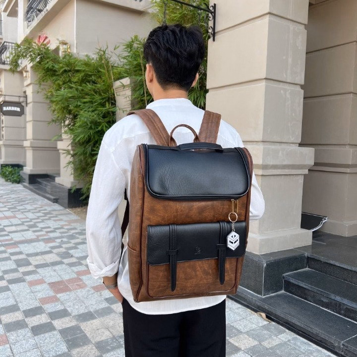 Balo Da Nam Nữ Cỡ Lớn Chống Sốc 5 Mặt, Nhiều Ngăn Phụ, Đựng Vừa Laptop 15.6Inch Pp607 - Pipi Store