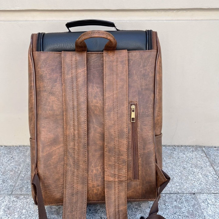 Balo Da Nam Nữ Cỡ Lớn Chống Sốc 5 Mặt, Nhiều Ngăn Phụ, Đựng Vừa Laptop 15.6Inch Pp607 - Pipi Store - Ảnh 9