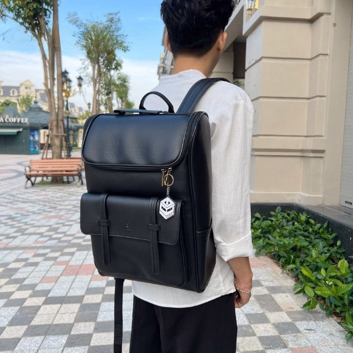 Balo Da Nam Nữ Cỡ Lớn Chống Sốc 5 Mặt, Nhiều Ngăn Phụ, Đựng Vừa Laptop 15.6Inch Pp607 - Pipi Store - Ảnh 6