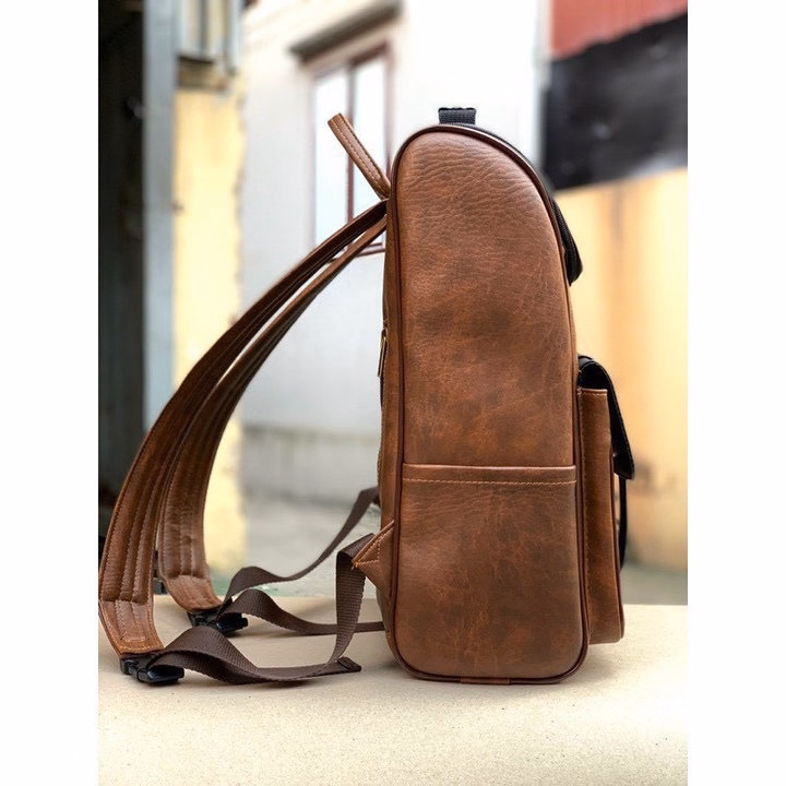 Balo Da Nam Nữ Cỡ Lớn Chống Sốc 5 Mặt, Nhiều Ngăn Phụ, Đựng Vừa Laptop 15.6Inch Pp607 - Pipi Store - Ảnh 10