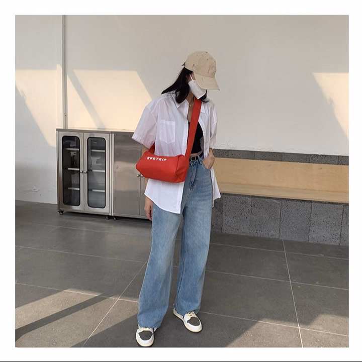 Túi Đeo Chéo Nam Nữ & Túi Tập Gym & Túi Tiện Lợi Thời Trang Hàn Quốc Hr344 - Haras - Ảnh 8