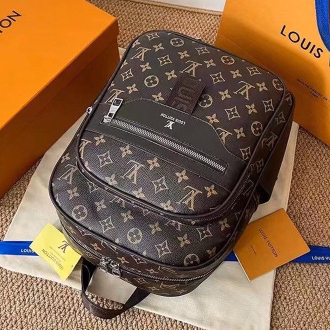 Balo Da Nam Nữ Đi Học Thời Trang Cao Cấp Đeo Vai Phong Cách Unisex Pp611 - Pipi Store - Ảnh 3