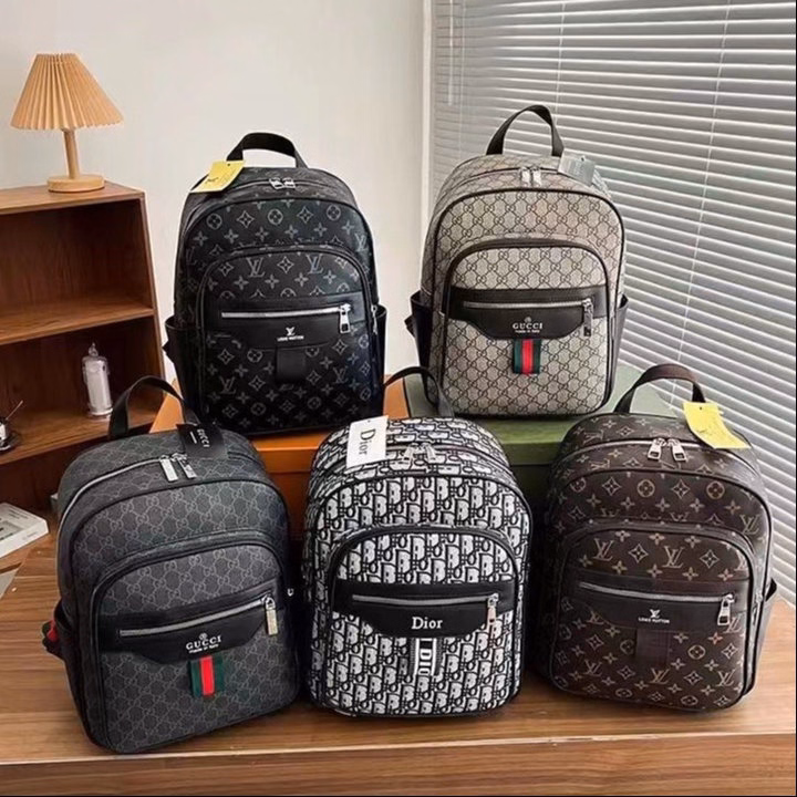 Balo Da Nam Nữ Đi Học Thời Trang Cao Cấp Đeo Vai Phong Cách Unisex Pp611 - Pipi Store - Ảnh 2