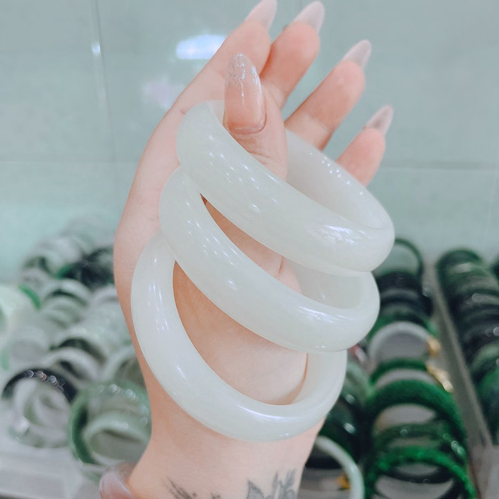 Vòng Tay Đá Onyx Marble Thiên Nhiên Bản Hẹ - Thắng Giang - Ảnh 4