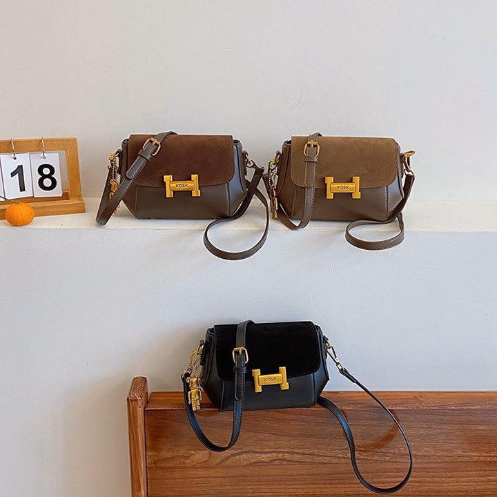 Túi Đeo Chéo, Đeo Vai Khóa H Kèm Móc Treo Sang Chảnh Lịch Sự Trẻ Trung Wh615 - Winnie House