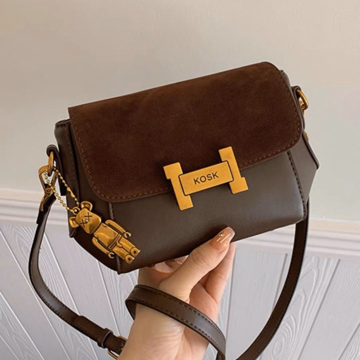 Túi Đeo Chéo, Đeo Vai Khóa H Kèm Móc Treo Sang Chảnh Lịch Sự Trẻ Trung Wh615 - Winnie House - Ảnh 7