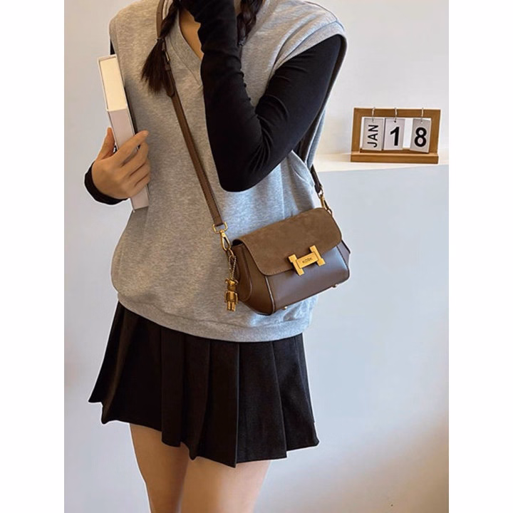 Túi Đeo Chéo, Đeo Vai Khóa H Kèm Móc Treo Sang Chảnh Lịch Sự Trẻ Trung Wh615 - Winnie House - Ảnh 10