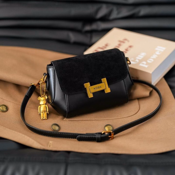 Túi Đeo Chéo, Đeo Vai Khóa H Kèm Móc Treo Sang Chảnh Lịch Sự Trẻ Trung Pp615 - Pipi Store - Ảnh 3