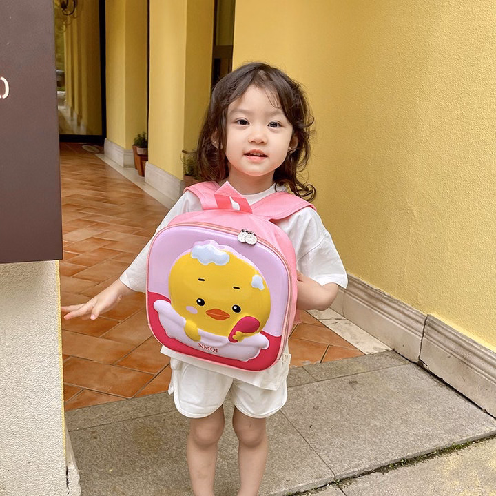 Balo Vuông Trẻ Em Cao Cấp Siêu Nhẹ Chống Nước, Quai Đeo Bằng Đệm Êm Giúp Bé Mang Thoải Mái Trên Vai 56308 - Lady'S Passion - Ảnh 7