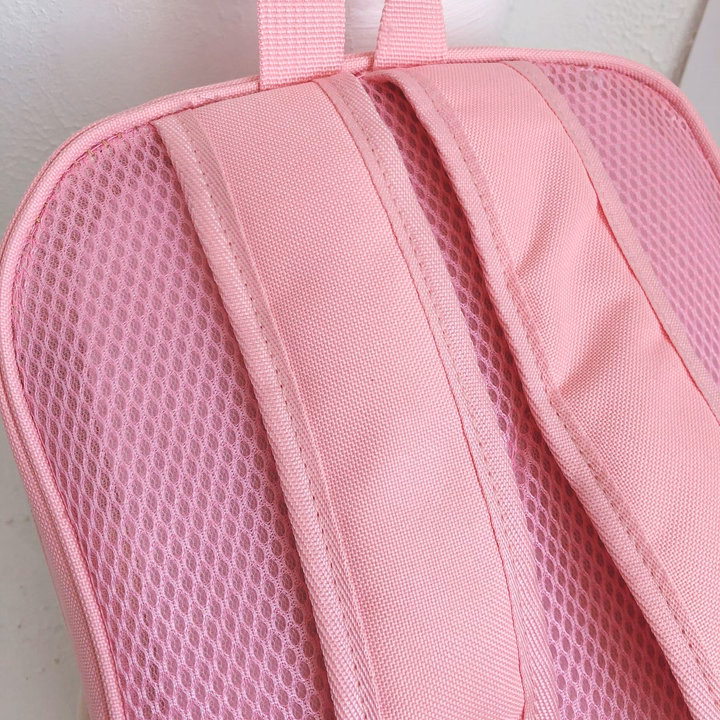Balo Vuông Trẻ Em Cao Cấp Siêu Nhẹ Chống Nước, Quai Đeo Bằng Đệm Êm Giúp Bé Mang Thoải Mái Trên Vai 56308 - Lady'S Passion - Ảnh 13