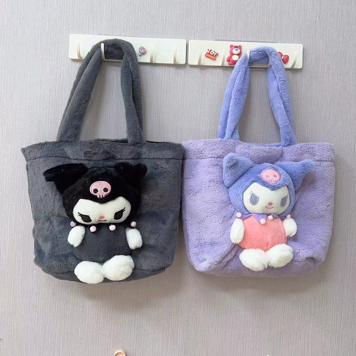 Túi Tote Đính Gấu Hoạt Hình Sanrio, Hình Trứng Phong Cách Hàn Quốc Dễ Thương - Dmastore - Ảnh 10