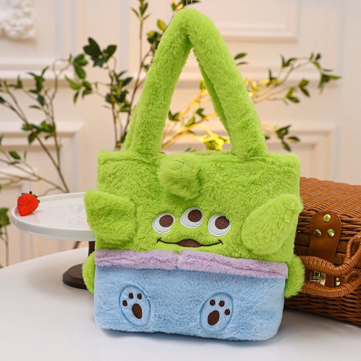 Túi Xách Tay Sanrio Không Nhồi Bông Phong Cách Hoạt Hình Dễ Thương - Dmastore - Ảnh 4