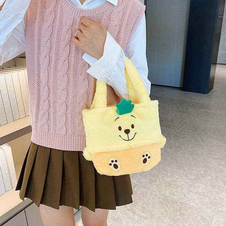 Túi Xách Tay Sanrio Không Nhồi Bông Phong Cách Hoạt Hình Dễ Thương - Dmastore - Ảnh 9