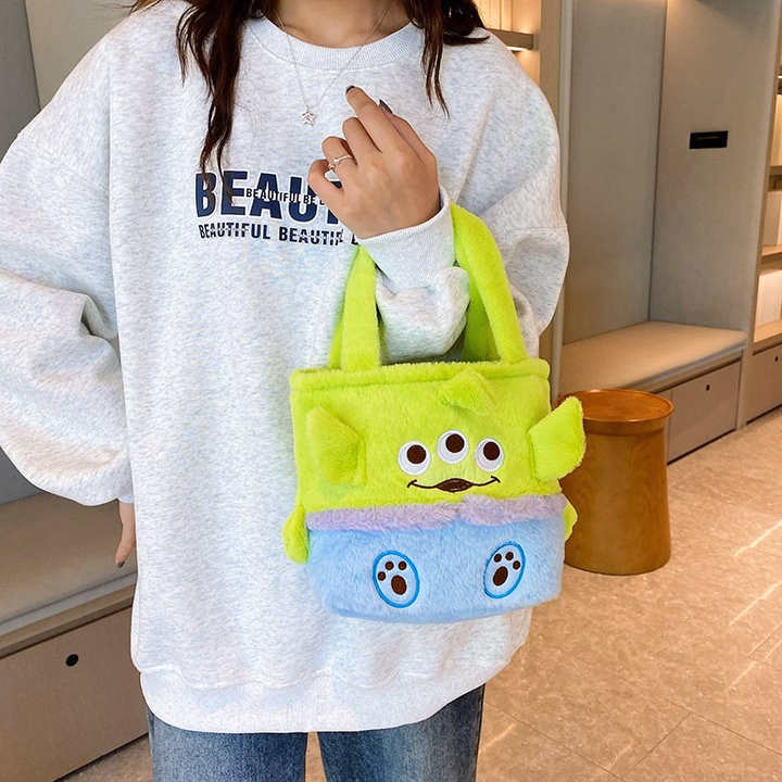 Túi Xách Tay Sanrio Không Nhồi Bông Phong Cách Hoạt Hình Dễ Thương - Dmastore - Ảnh 10