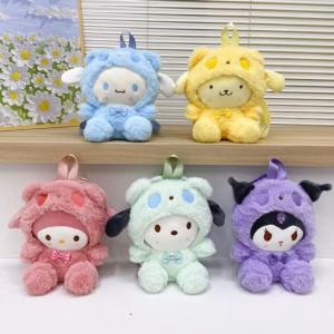 Balo Gấu Đội Mũ Sanrio Kuromi, Melody, Cinnamoroll,...Phong Cách Hoạt Hình Siêu Đáng Yêu - Dmastore