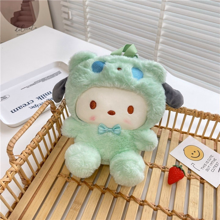 Balo Gấu Đội Mũ Sanrio Kuromi, Melody, Cinnamoroll,...Phong Cách Hoạt Hình Siêu Đáng Yêu - Dmastore - Ảnh 3