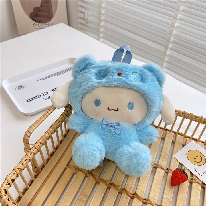 Balo Gấu Đội Mũ Sanrio Kuromi, Melody, Cinnamoroll,...Phong Cách Hoạt Hình Siêu Đáng Yêu - Dmastore - Ảnh 2