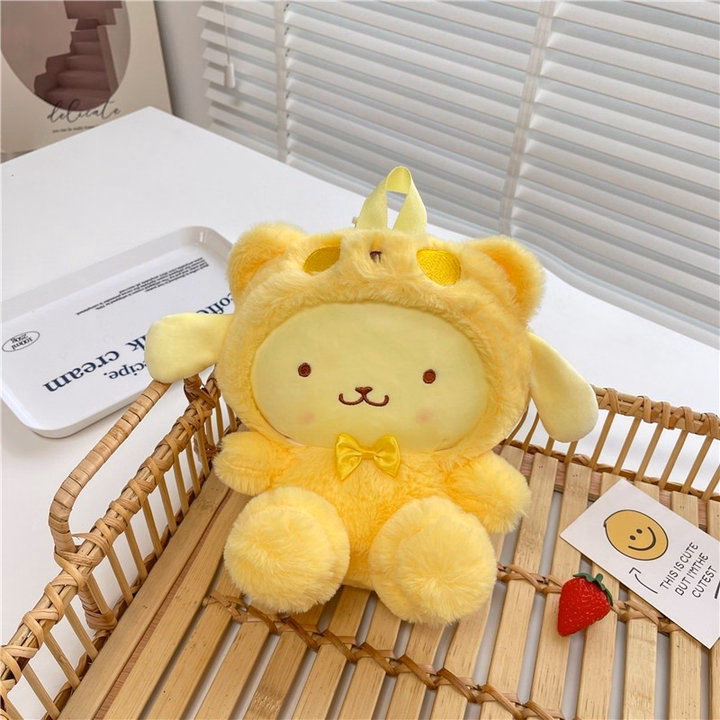 Balo Gấu Đội Mũ Sanrio Kuromi, Melody, Cinnamoroll,...Phong Cách Hoạt Hình Siêu Đáng Yêu - Dmastore - Ảnh 5
