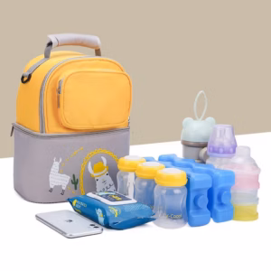 Balo Bỉm Sữa Tuần Lộc Có 2 Ngăn Giữ Nhiệt Đeo Chéo Hoặc Mang Balo, Chống Nước Hàng Cao Cấp 55426 - Lady'S Passion