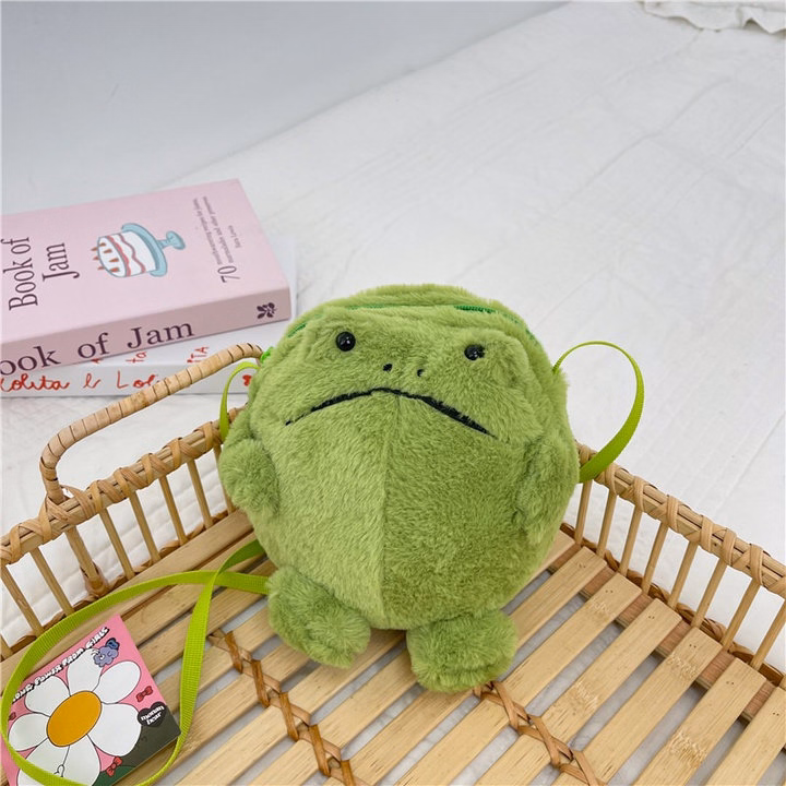 Túi Đeo Chéo Chú Ếch Xanh E02 Ngộ Nghĩnh Đáng Yêu-Dmastore - Ảnh 7