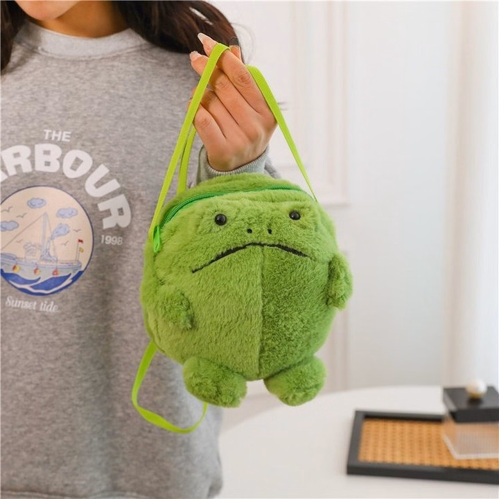 Túi Đeo Chéo Chú Ếch Xanh E02 Ngộ Nghĩnh Đáng Yêu-Dmastore - Ảnh 8