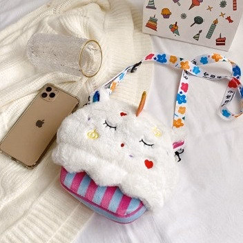 Túi Đeo Chéo Cupcake Hình Thú Bông Siêu Đáng Yêu- Dmastore - Ảnh 2