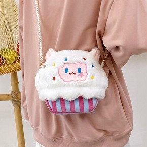 Túi Đeo Chéo Cupcake Hình Thú Bông Siêu Đáng Yêu- Dmastore - Ảnh 3