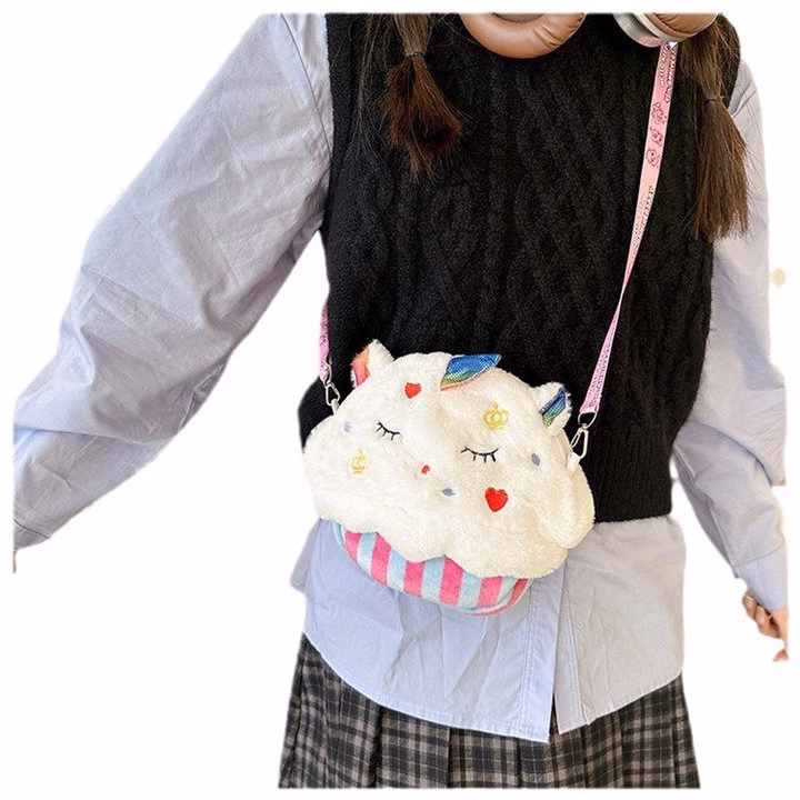Túi Đeo Chéo Cupcake Hình Thú Bông Siêu Đáng Yêu- Dmastore - Ảnh 9