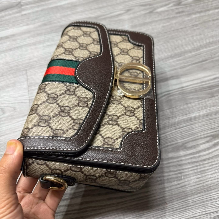 Túi Đeo Chéo Nữ Hàng Quảng Sang Trọng, Túi Đeo Vai Xách Tay Họa Tiết Thời Trang 988 - Ảnh 11