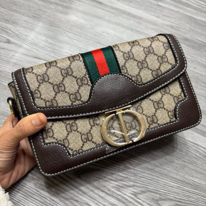 Túi Đeo Chéo Nữ Hàng Quảng Sang Trọng, Túi Đeo Vai Xách Tay Họa Tiết Thời Trang 988 - Ảnh 13