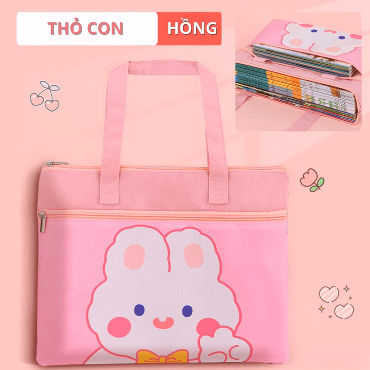 Túi Học Thêm, Túi Học Phụ Đạo Cho Bé Tiểu Học, Cấp 1, Cặp Sách Vải Oxford Chống Thấm Nước, Để Được Đa Dạng Đồ Ch145-Bh Kids - Ảnh 10