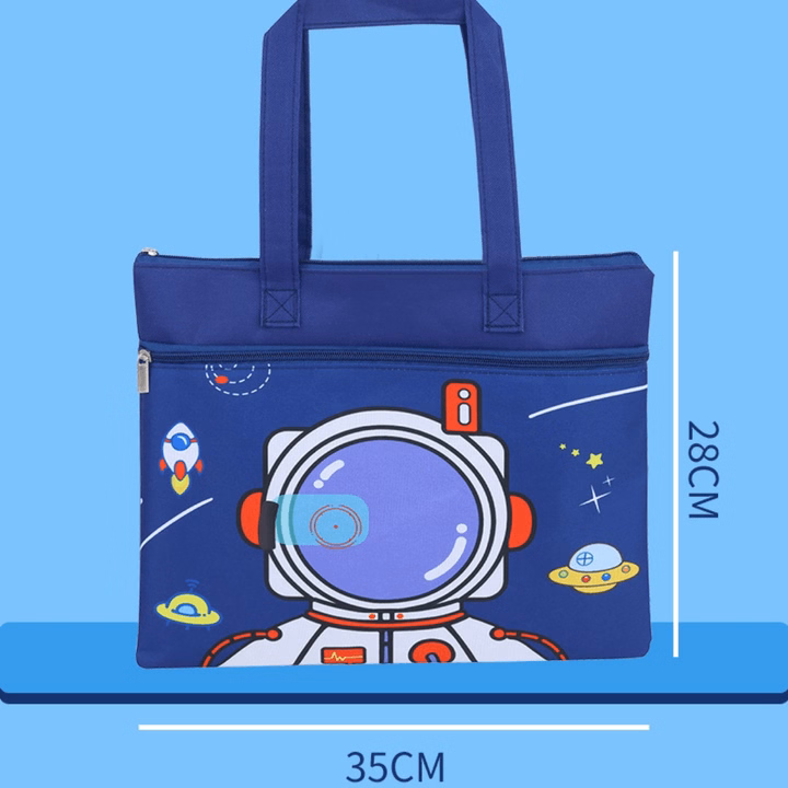 Túi Học Thêm, Túi Học Phụ Đạo Cho Bé Tiểu Học, Cấp 1, Cặp Sách Vải Oxford Chống Thấm Nước, Để Được Đa Dạng Đồ Ch145-Bh Kids - Ảnh 8