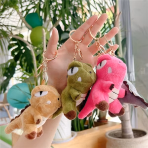 Móc Khóa Gấu Bông Hình Khủng Long Treo Balo, Túi Xách, Chìa Khóa Dễ Thương- Dmastore