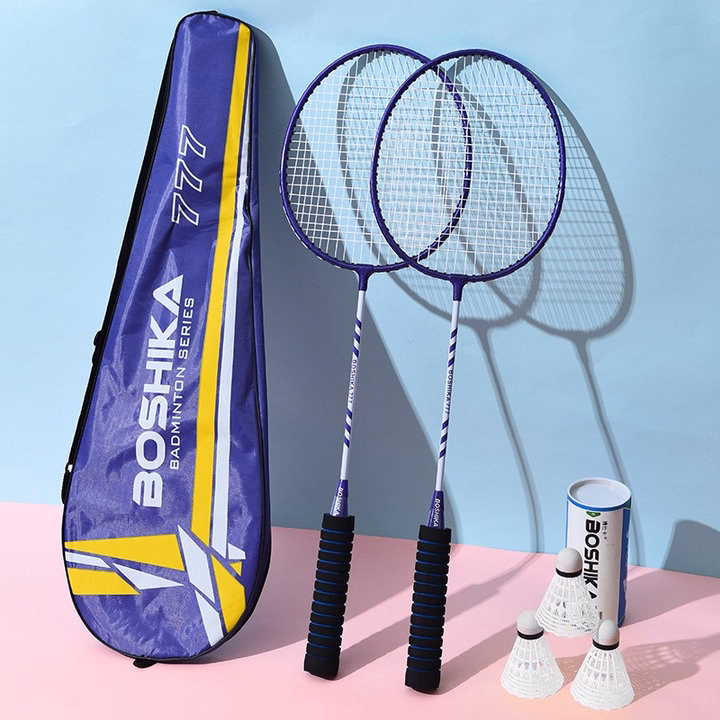 Bộ 2 Chiếc Vợt Cầu Lông Boshika 777 Chất Liệu Hợp Kim Siêu Nhẹ, Tay Cầm Bọc Mút Xốp Chống Trơn, Vợt Cầu Lông Cheap&Good - Ảnh 7