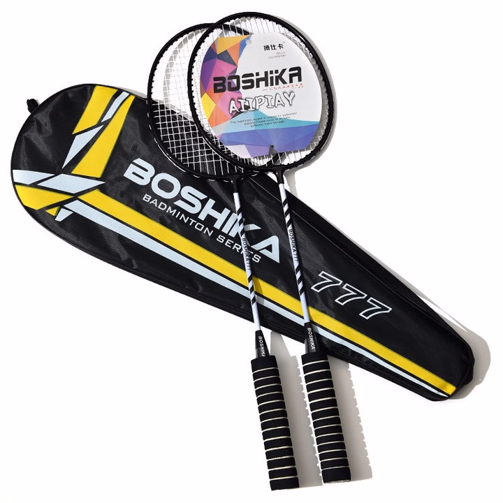 Bộ 2 Chiếc Vợt Cầu Lông Boshika 777 Chất Liệu Hợp Kim Siêu Nhẹ, Tay Cầm Bọc Mút Xốp Chống Trơn, Vợt Cầu Lông Cheap&Good - Ảnh 8
