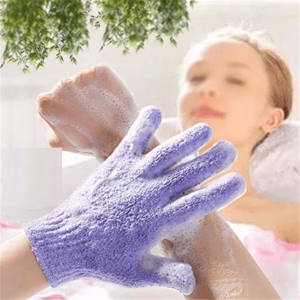 Găng Tay Tắm, Bao Tay Tẩy Tế Bào Chết Nhiều Màu, Tạo Bọt Tốt 1 Cái - Dâu Shop