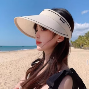 Mũ Chống Nắng Nửa Đầu, Nón Lưỡi Trai Rộng Vành Chống Tia Uv Thời Trang Siêu Hot - Dâu Shop