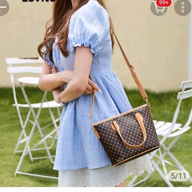 Túi Da Xách Tay+ Đeo Chéo Phong Cách Yvy48- Triệu Vy Store - Ảnh 5