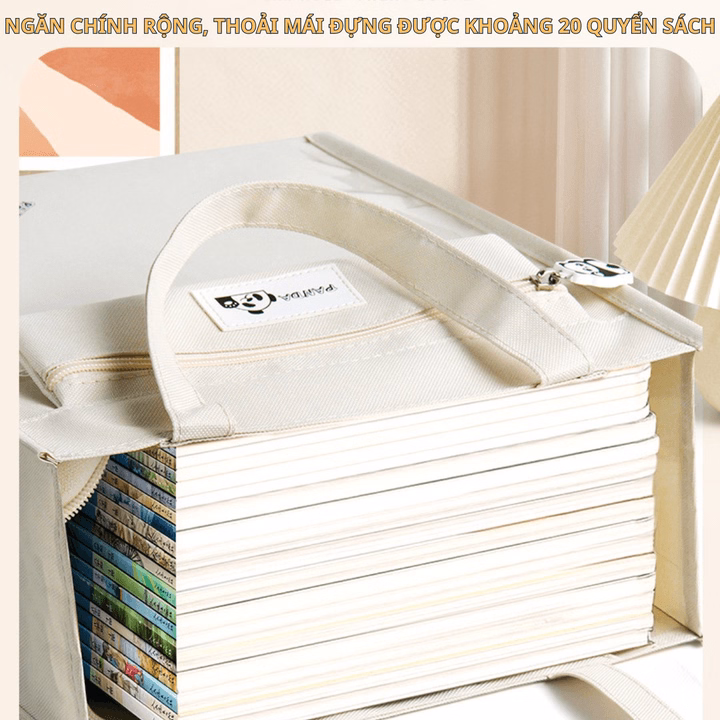 Túi Học Thêm, Phụ Đạo Hình Gấu Panda, Vải Oxford Chống Nước, Nhiều Ngăn, Tặng Kèm Móc Khóa Gấu Ch148 - Bh Kids - Ảnh 8