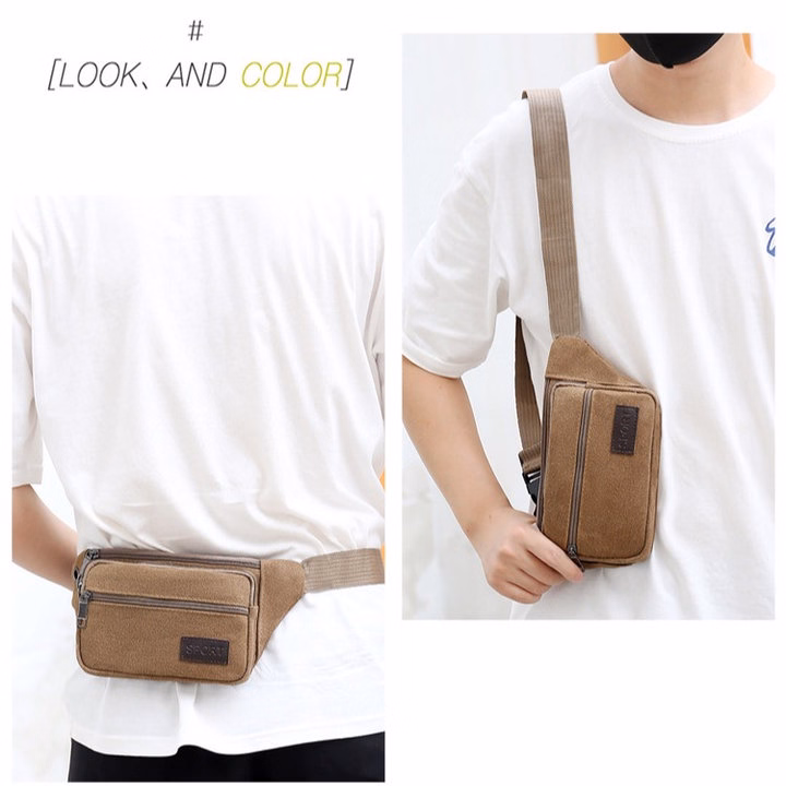 Túi Đeo Chéo, Đeo Hông Nam Nữ Mẫu Mới Đa Năng Tiện Dụng Wh636 - Winnie House - Ảnh 10